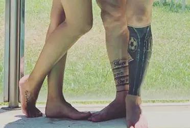 Does the FC Barcelona forward have some secret messages on his tattoos?
