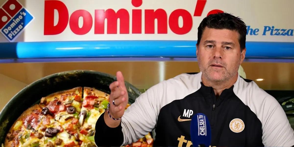 Dominos Pizza had something to say to Chelsea prior the Fulham game this afternoon