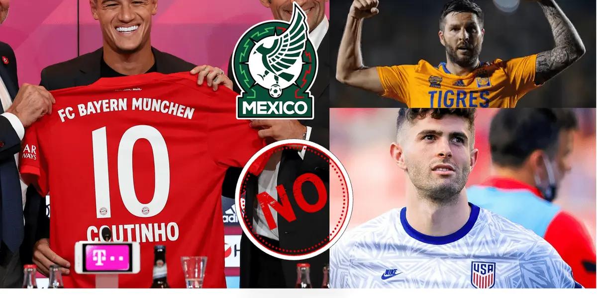 Don't cry for naturalized players, don't insist on Gignac. There is a Mexican player who would sign for Bayern Munich.