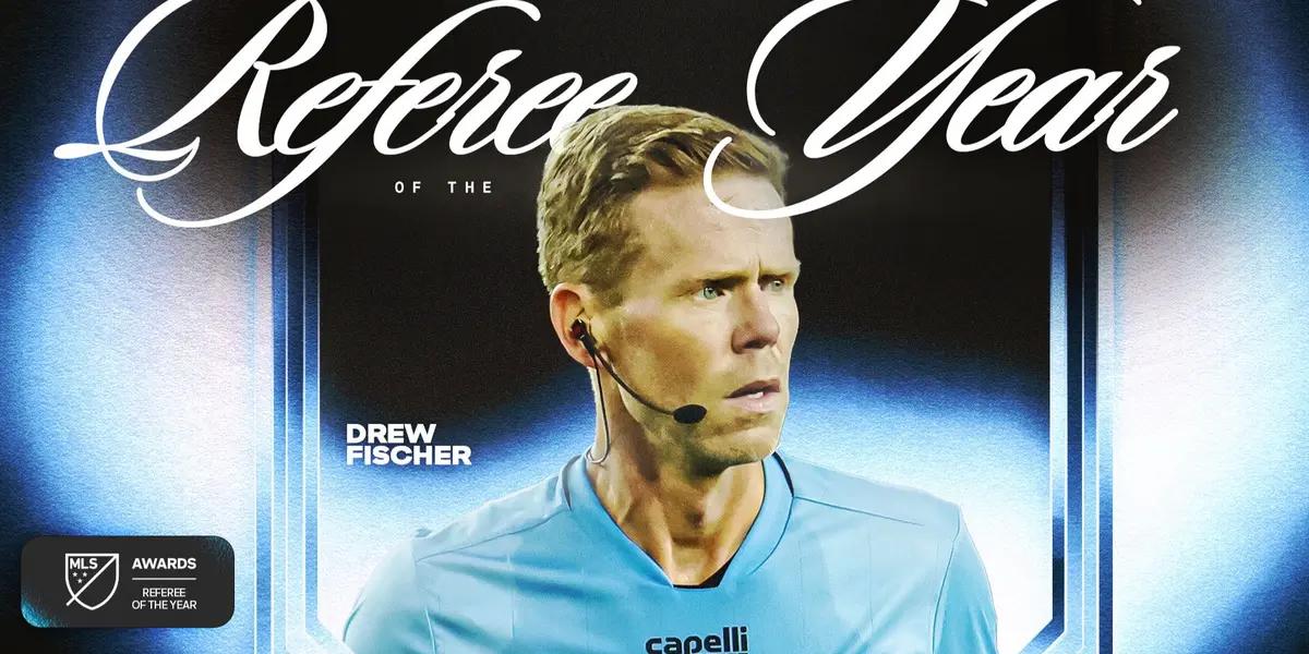 Drew Fischer Honored as MLS Referee of the Year. Photo: Instagram