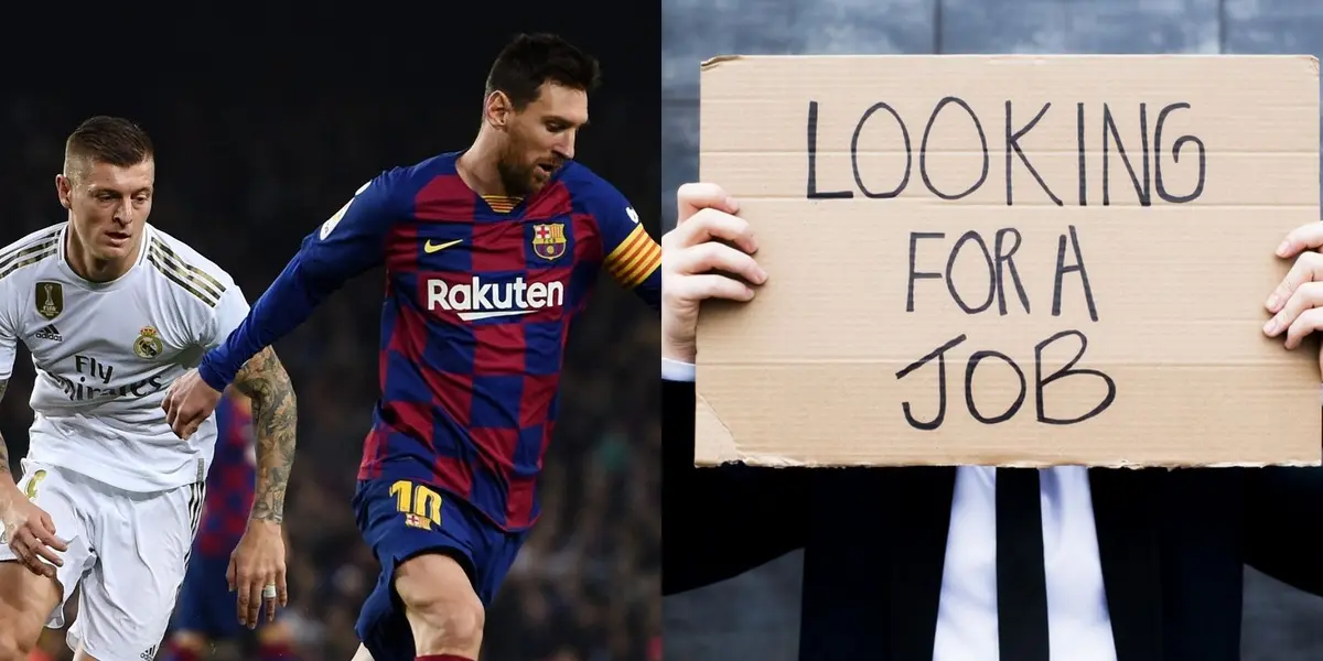 During his time at FC Barcelona, Leo managed to make life impossible for Real Madrid, one of their former players is currently unemployed