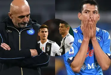 During the preparation match between Napoli and Perugia, the fans criticized Hirving Lozano's performance. 