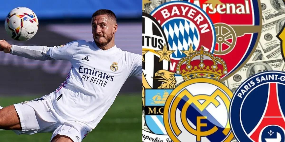 Eden Hazard has had a terrible season with Real Madrid and the player could play in this League