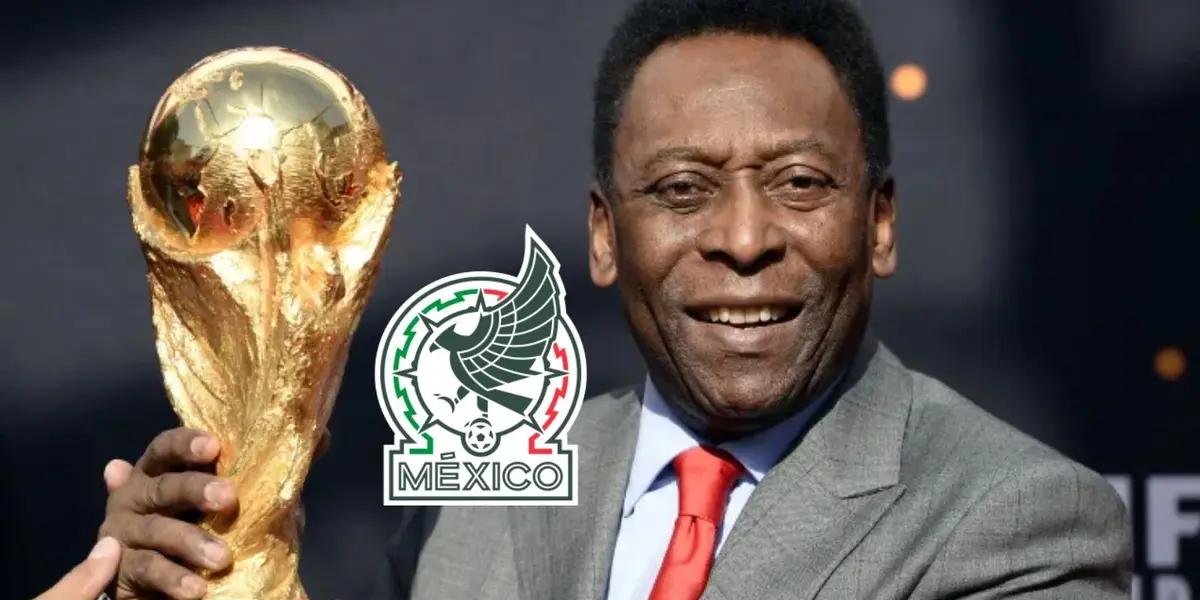 Edson Arantes do Nascimento, Pelé, considered a Mexican a crack player and even gave him the number 10 jersey