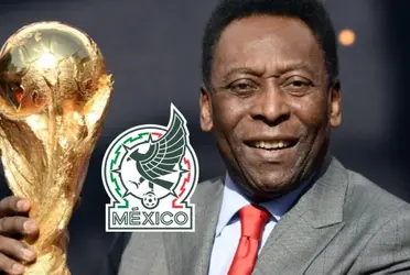 Edson Arantes do Nascimento, Pelé, considered a Mexican a crack player and even gave him the number 10 jersey
