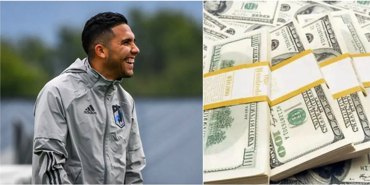 Emanuel Reynoso was one of the MVPs of Minnesota United's victory over Sporting Kansas City and that is why they could bring millions to the MLS team
 