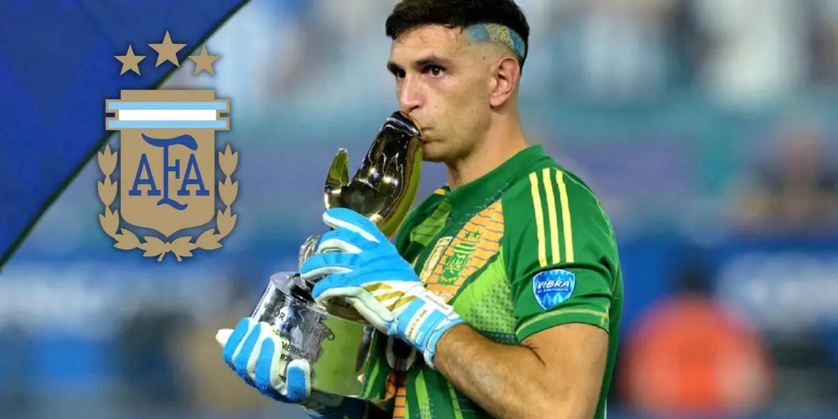 Emiliani Martínez Photo: AFP y Escudoteca PN