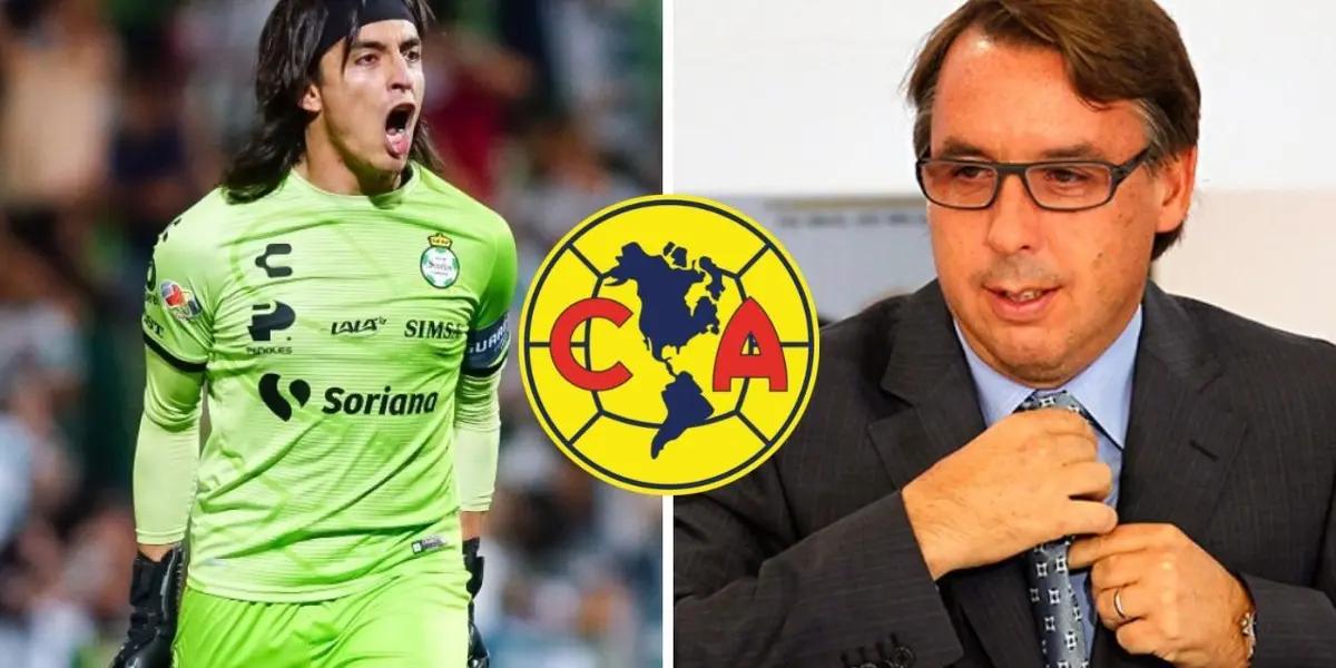 Emilio Azcarraga would seek the signing of Carlos Acevedo and would put 3 players on the table to convince Santos Laguna.