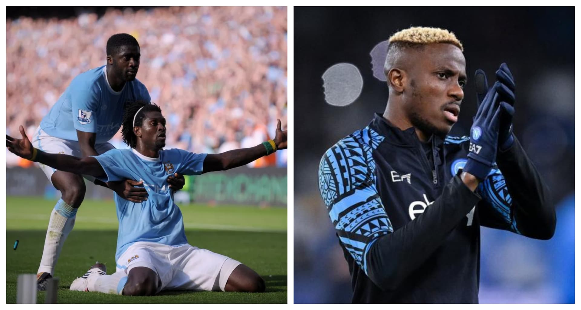Emmanuel Adebayor believes Victor Osimhen has everything to shine in the Premier League.