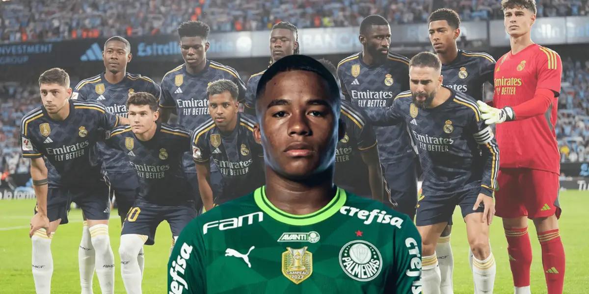 Endrick arrives at Real Madrid with a new sponsor.