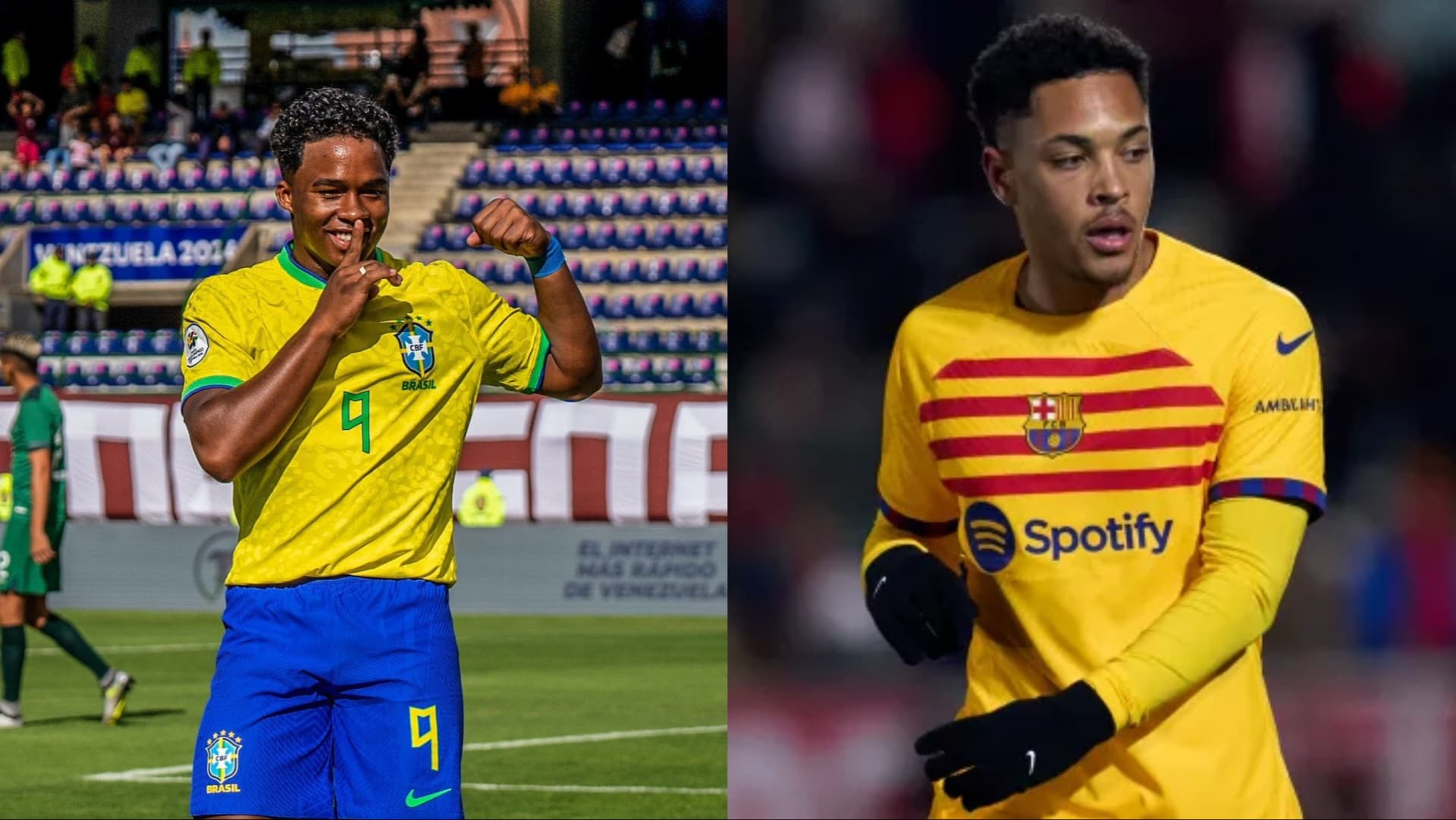 Endrick shines for Brazil's U-23 while Roque is finding his feet with FC Barcelona.