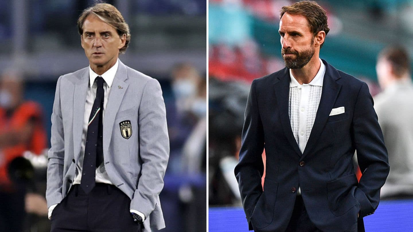 England manager Gareth Southgate has renewed his contract till 2024, how does he compare to Roberto Mancini who beat England at Euro 2020 final.