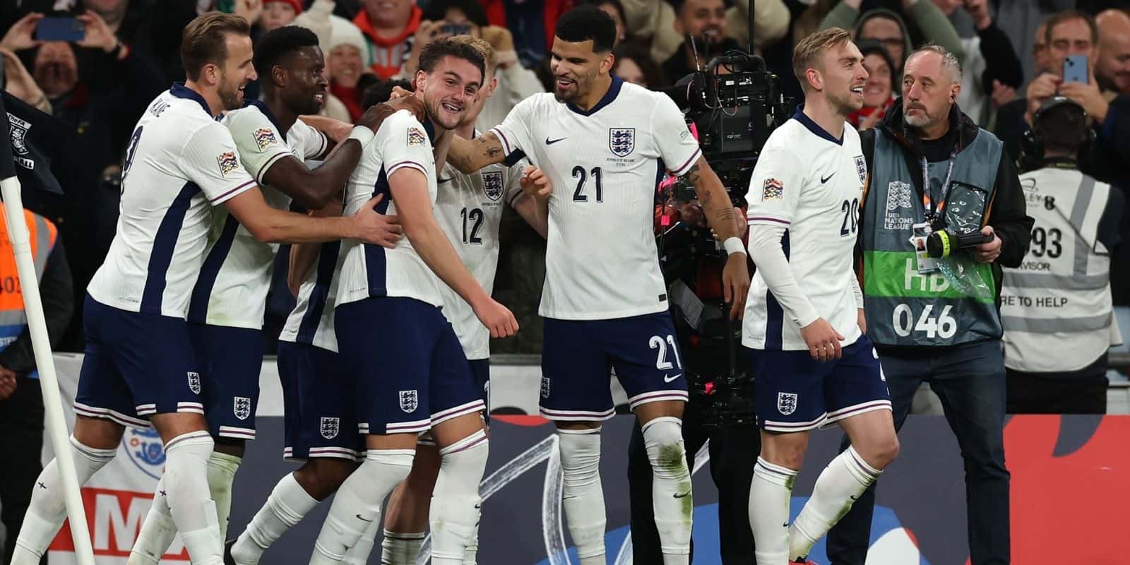 England overcame Ireland and this was their players' award