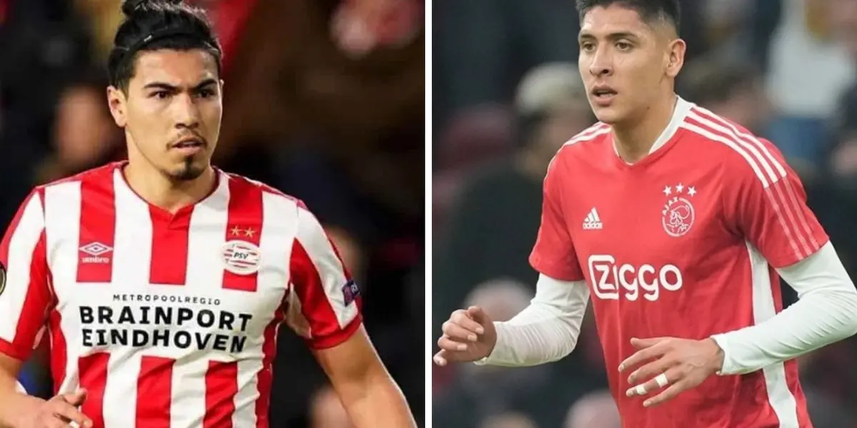 Erick Gutierrez's PSV is in the first place, one point ahead of Edson Alvarez's Ajax.