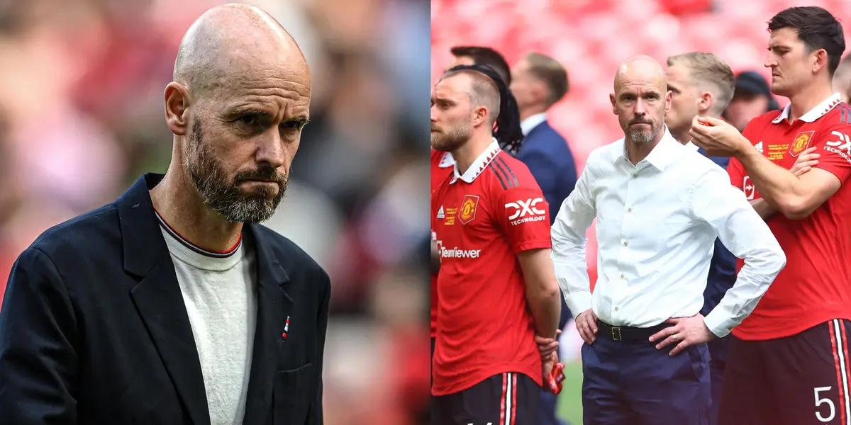 Erick Ten Hag would not have his manager spot guaranteed anymore.