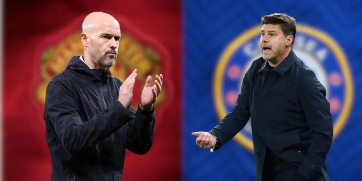 Erik ten Hag and Mauricio Pochettino