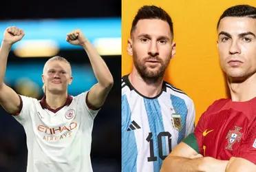 Erling Haaland and his thoughts on CR7 and Messi