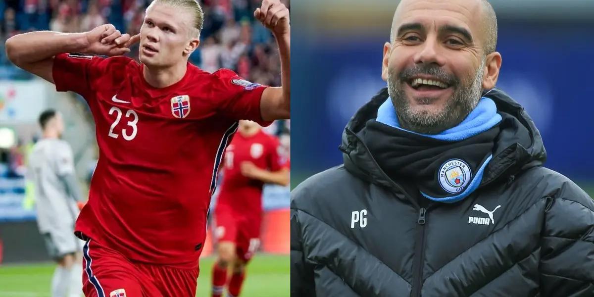 Erling Haaland and Manchester City are not having the best moment, but the Norwegian seems to be returning