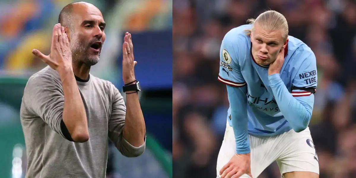 Erling Haaland and Manchester City prepare for FA Cup final and this is the Norwegian's low blow ahead of the clash