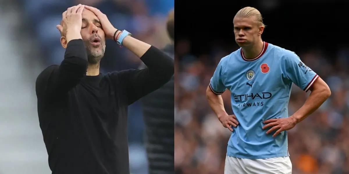 Erling Haaland and Pep Guardiola received some of the worst news.