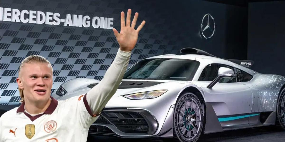 Erling Haaland bought a new Mercedes to celebrate his impressive scoring streak with Man City.