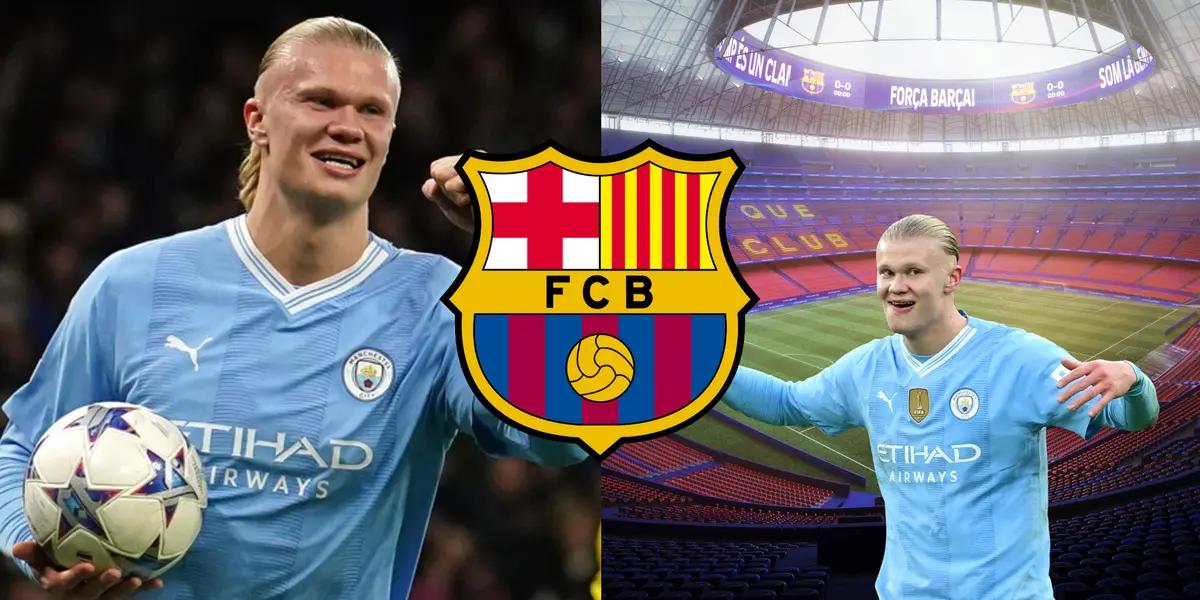 Erling Haaland could become an FC Barcelona player sooner rather than later.