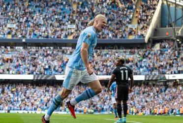 Erling Haaland finally makes an appearance at today’s match versus West Ham.