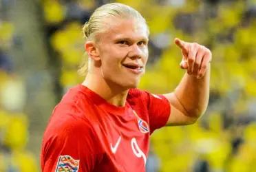 Erling Haaland gets close to an important record after scoring with his National Team