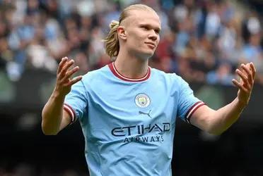 Erling Haaland had an outstanding performance against Manchester United