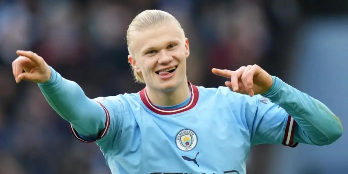 Erling Haaland had a goal and an assist against Bayern Munich