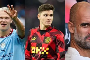 Erling Haaland has great admiration for the Argentine Julián Álvarez