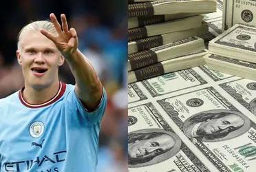 Erling Haaland is the great star of Manchester City and the most desired player in the world