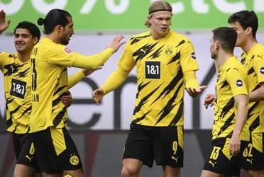 Erling Haaland reappeared on the pitch after overcoming his muscular discomfort and scored a goal for the 3-1 Borussia Dortmund vs. Wolfsburg for the Bundesliga.