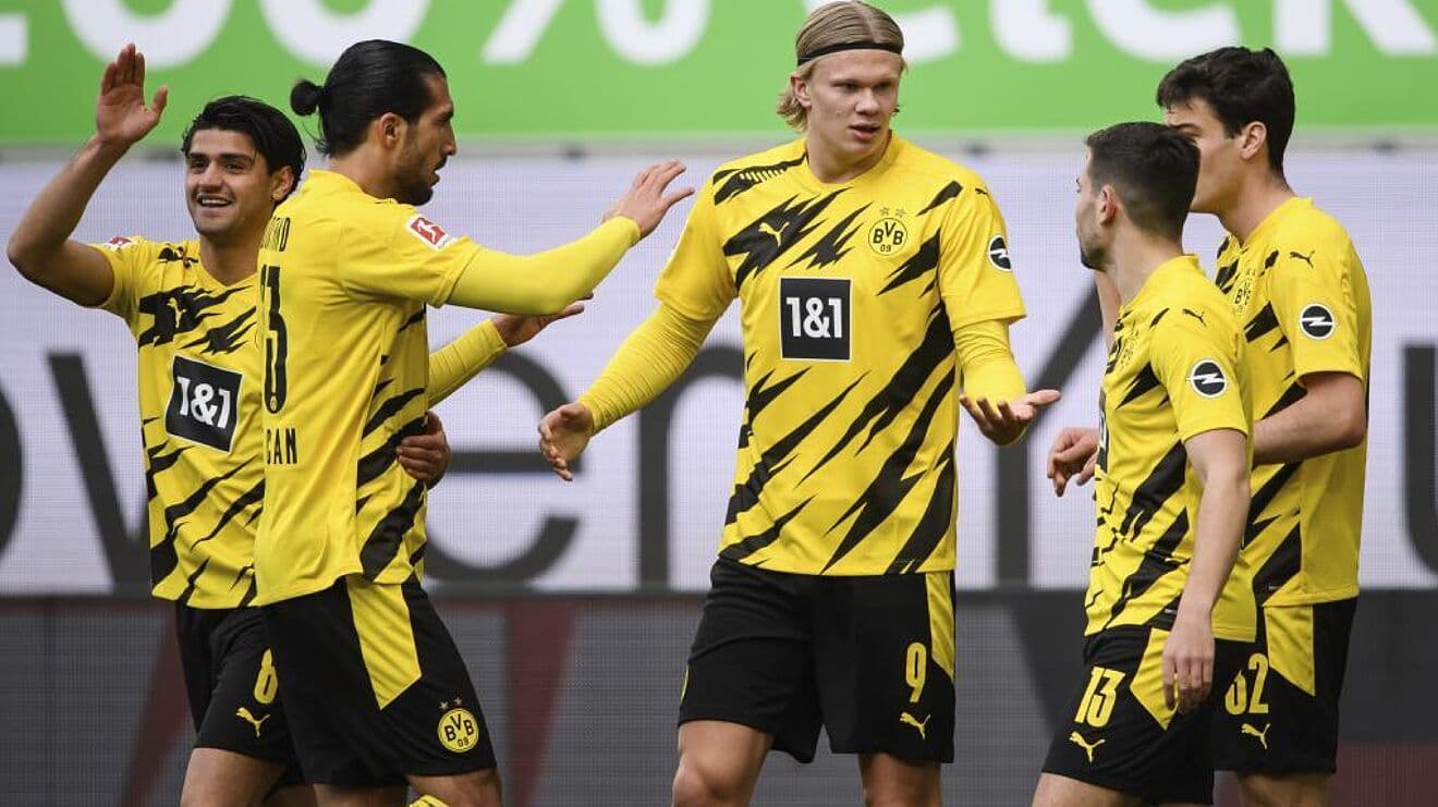 Erling Haaland reappeared on the pitch after overcoming his muscular discomfort and scored a goal for the 3-1 Borussia Dortmund vs. Wolfsburg for the Bundesliga.
