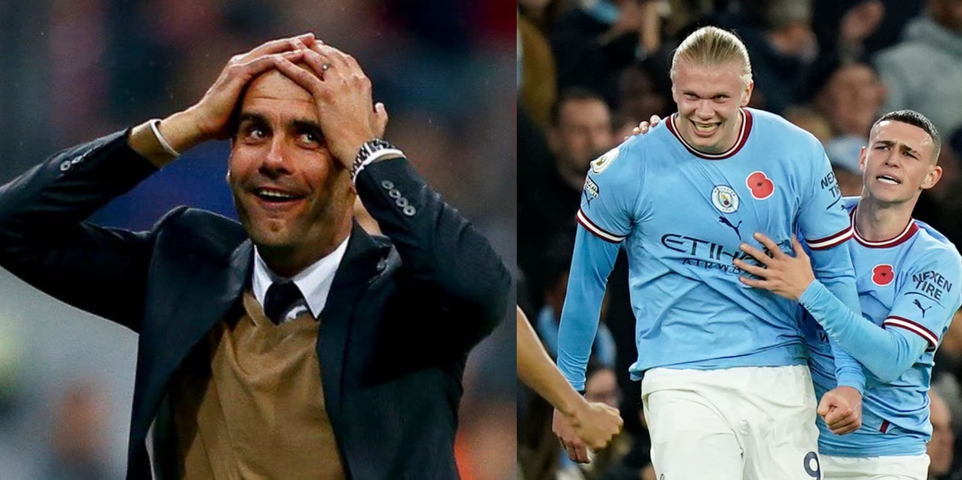 Erling Haaland saw from the bench the best player in Manchester City against the Blues.