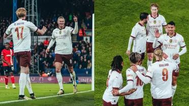 Erling Haaland scores five goals for against Luton Town in Man City's 6-2 win in the FA Cup!