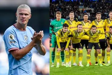 Erling Haaland was stopped by his former team.