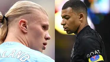 Erling Haaland would be reluctant about the possibility of sharing team with Kylian Mbappe.
