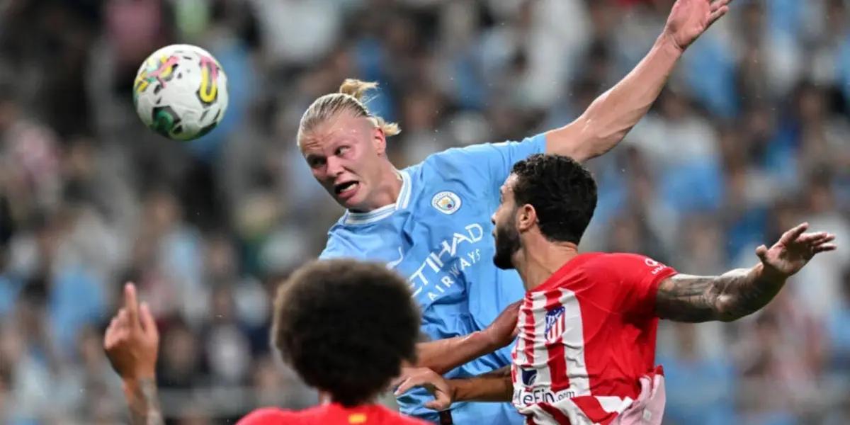Erling Haaland's lesson in humility in the game against Atletico Madrid