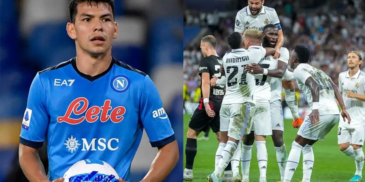 Even if Hirving Lozano wants to go to Real Madrid, an Italian would prevent him from doing so
