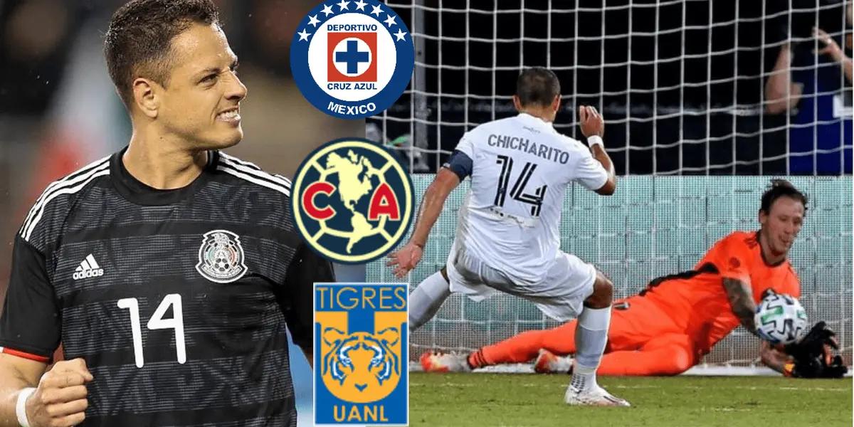 Even in MLS they don't want him anymore because of the failure he had, Javier Hernandez and the Mexican club that would sign him.