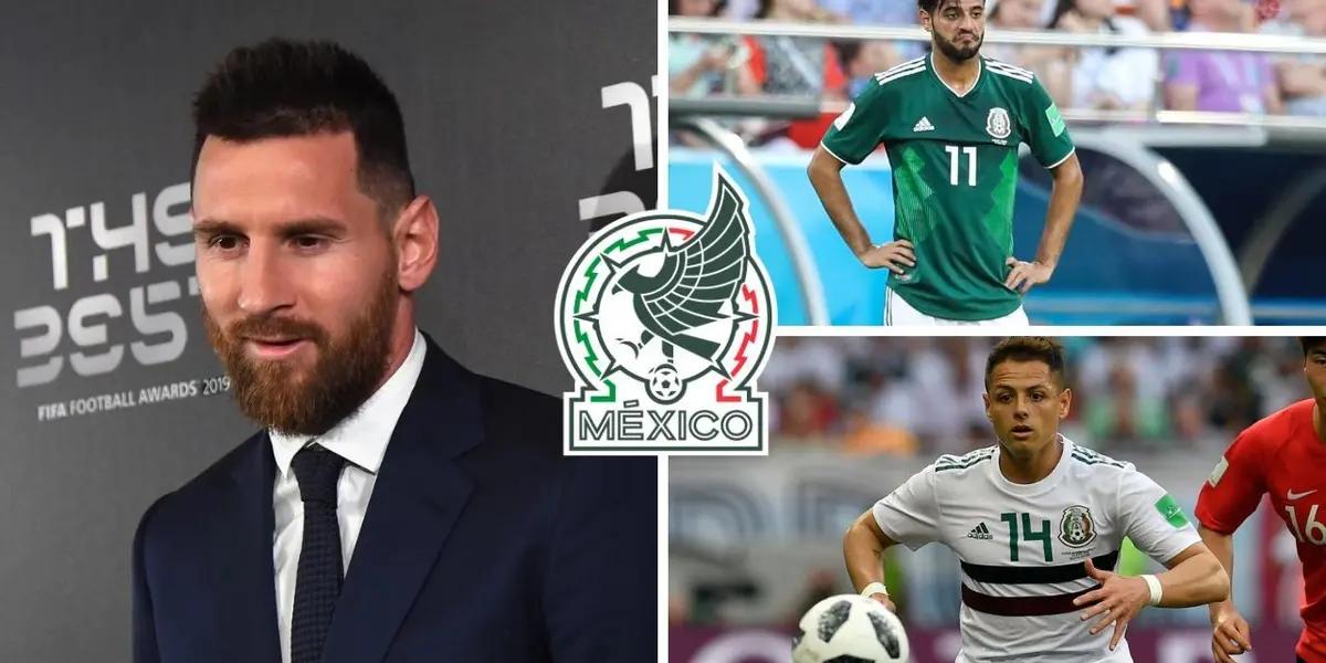 Even Lionel Messi realizes that El Tri needs a striker and talked about the possibility of facing him.