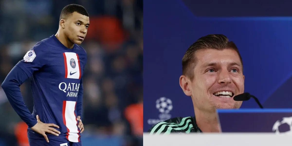 Even Toni Kroos is hyped for Mbappé's arrival at Real Madrid.