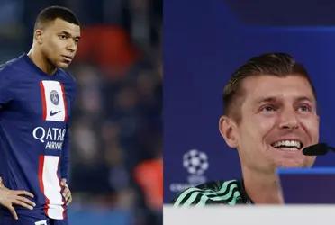 Even Toni Kroos is hyped for Mbappé's arrival at Real Madrid.