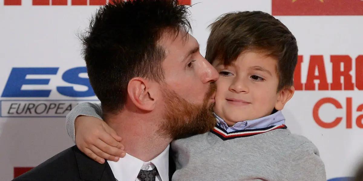 Every son has his dad as a hero. And if not, we should ask Thiago Messi, who already dreams of following in his father's footsteps, in the elite of world football.