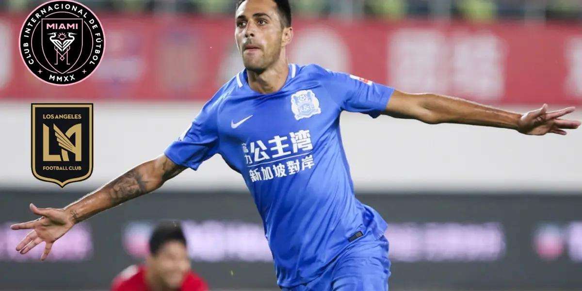 Experienced China's soccer star Eran Zahavi is about to leave inmediately. Los Angeles FC and Inter Miami have put their eyes on him. But they will have to do an economic effort to bring him in.