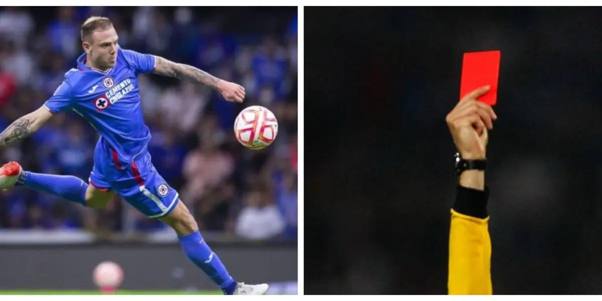 Fans erupted with central referee Óscar Macías for sending Rotondi off without considering the play.