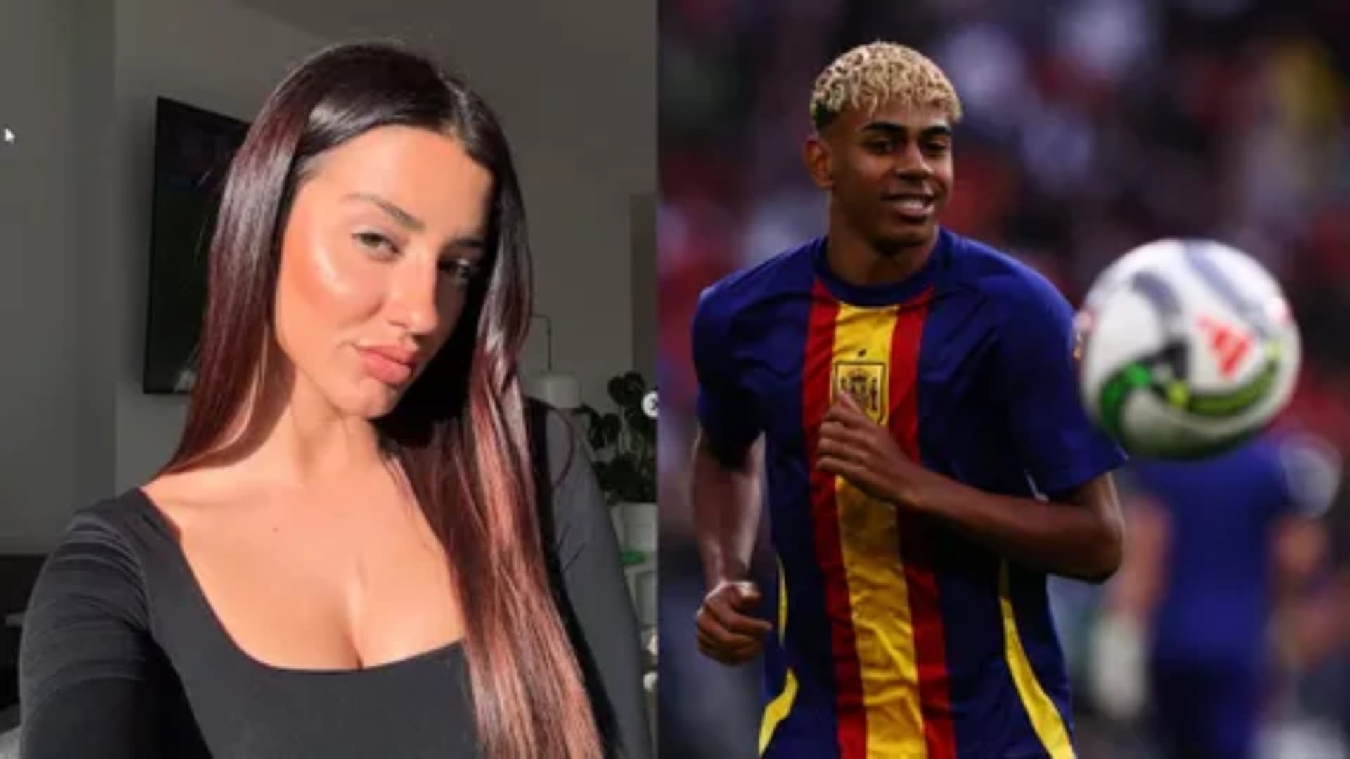 Fati Vasquez y Lamine Yamal