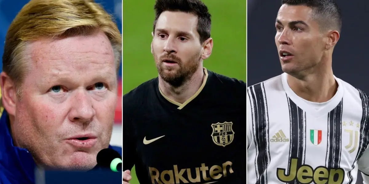 FC Barcelona and Juventus face each other for the Champions League and Koeman compared Lionel Messi and Cristiano Ronaldo and generated a lot of controversy.