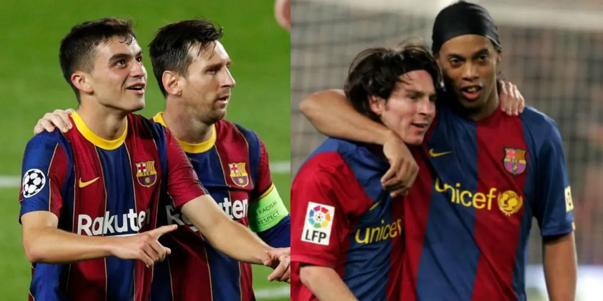 FC Barcelona beat Osasuna and Lionel Messi could be seen very close to Pedri. Is Messi doing the same thing that Ronaldinho did with him?